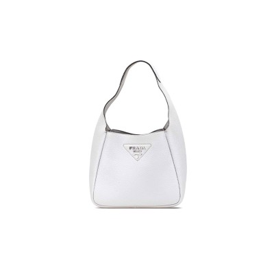 PRADA LEATHER SHOULDER BAG 1BC127 (23*20*14cm) 